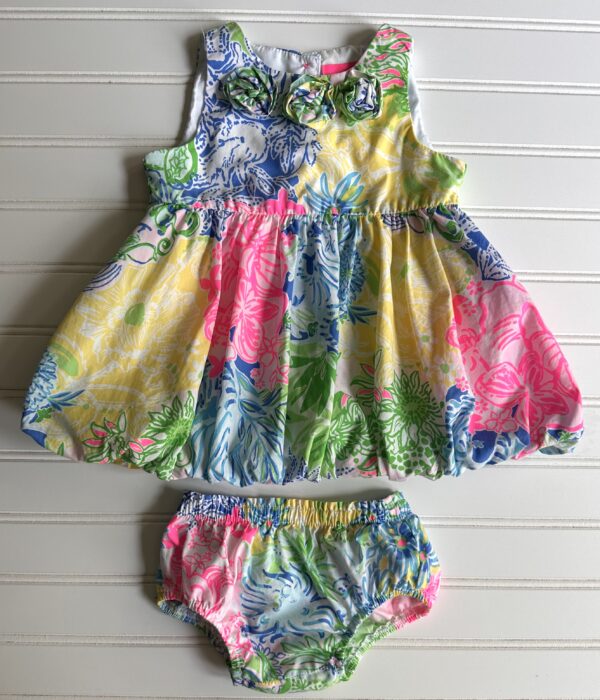 Lilly Pulitzer Dress and Diaper Cover