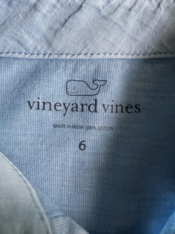 Vineyard Vines Blue Golf Shirt - Image 2