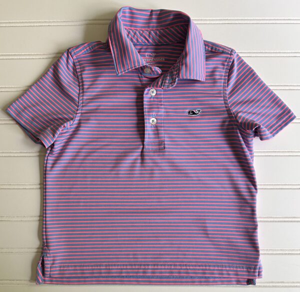 Vineyard Vines Neon-Striped Sankaty Shirt