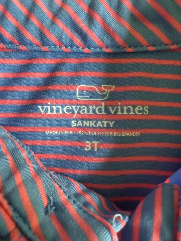 Vineyard Vines Neon-Striped Sankaty Shirt - Image 2