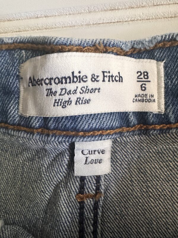 Abercrombie & Fitch MAMA Denim Shorts - Image 2