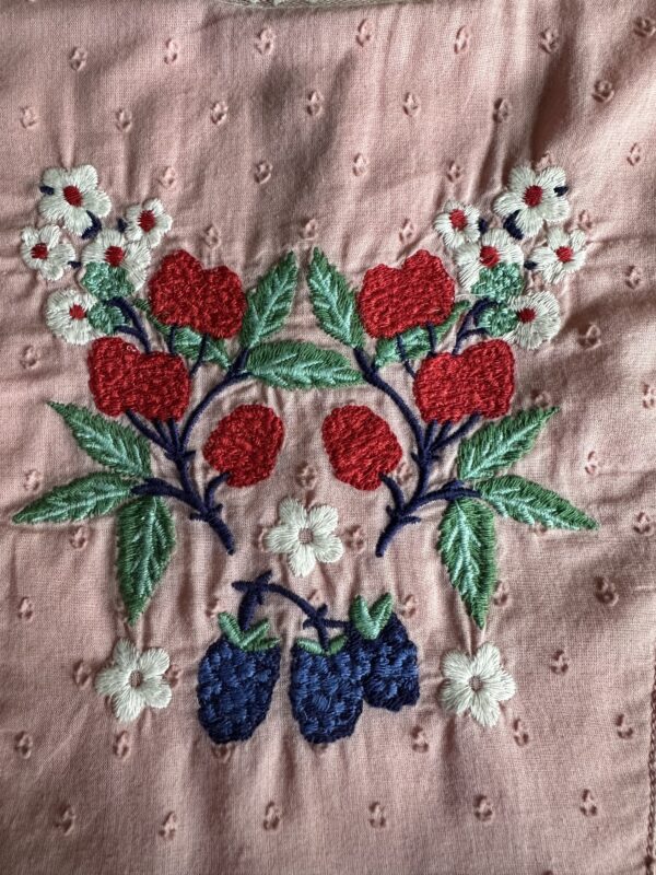 Mini Boden Embroidered Strawberry Dress - Image 2