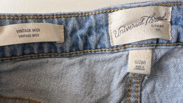 MAMA Universal Thread Jean Shorts - Image 2