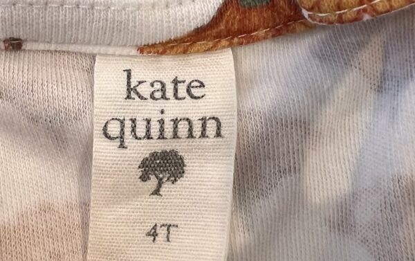 Kate Quinn Orange Flower Dress - Image 2