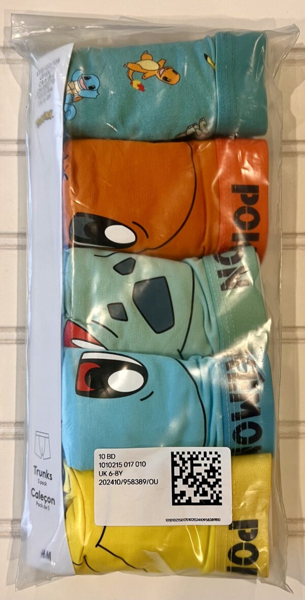 H&M Pokémon Boxer Briefs