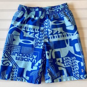 Under Armour Blue Logo Swim Trunks