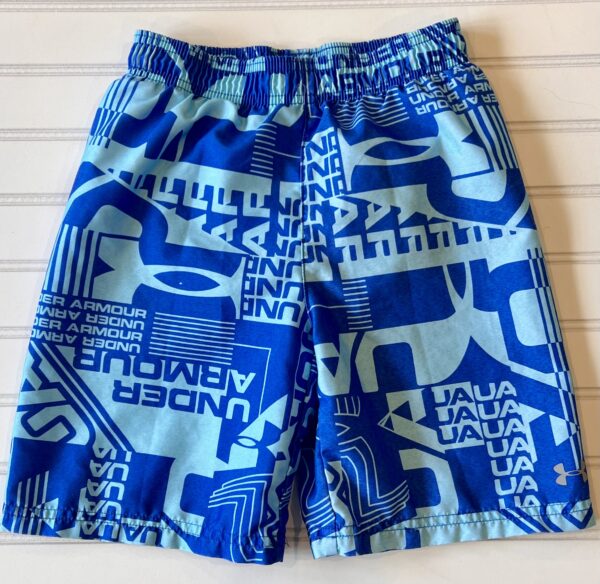 Under Armour Blue Logo Swim Trunks