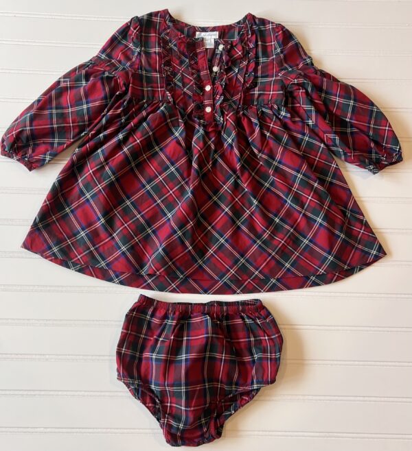 Ralph Lauren Holiday Dress & Diaper Cover