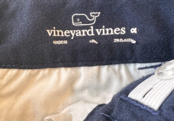 Vineyard Vines Blue Plaid Pants - Image 2