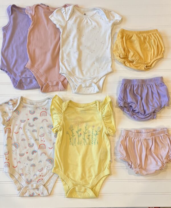 Baby Gap Onesies & Bubble Shorts