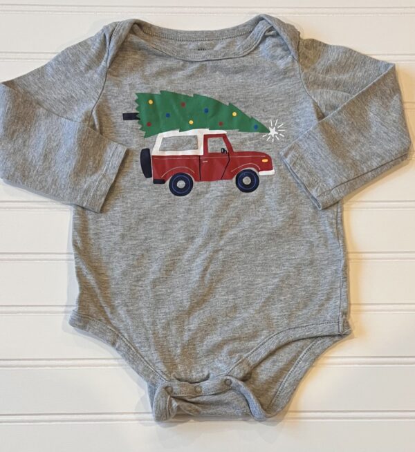 Gap Christmas Onesie (Tree & Truck)