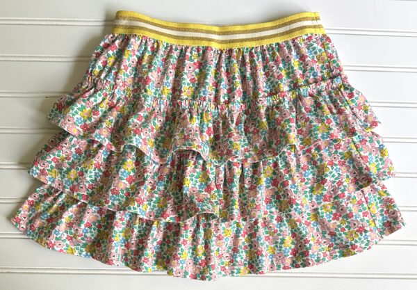 Boden Floral Tiered Skirt