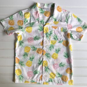 Janie & Jack Pineapple Button Down