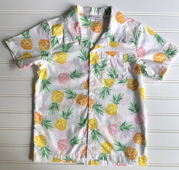 Janie & Jack Pineapple Button Down