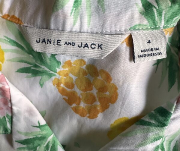 Janie & Jack Pineapple Button Down - Image 2