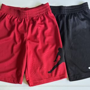Air Jordan Red/Black Shorts Bundle