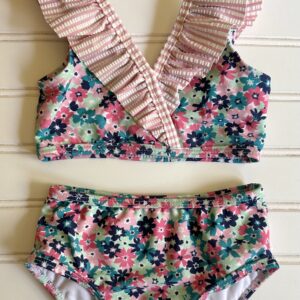 Ruffle Butts Floral Bikini