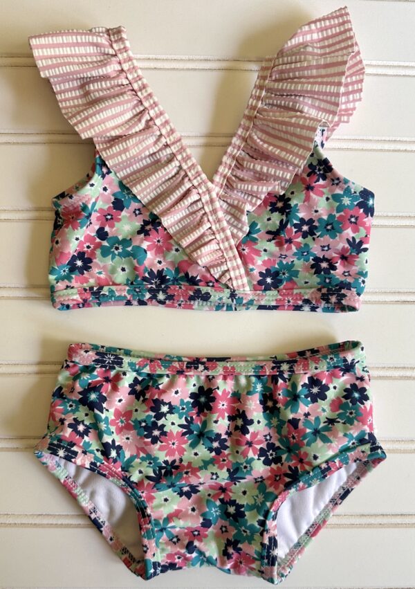 Ruffle Butts Floral Bikini