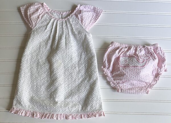 Vineyard Vines Dress & Diaper Cover