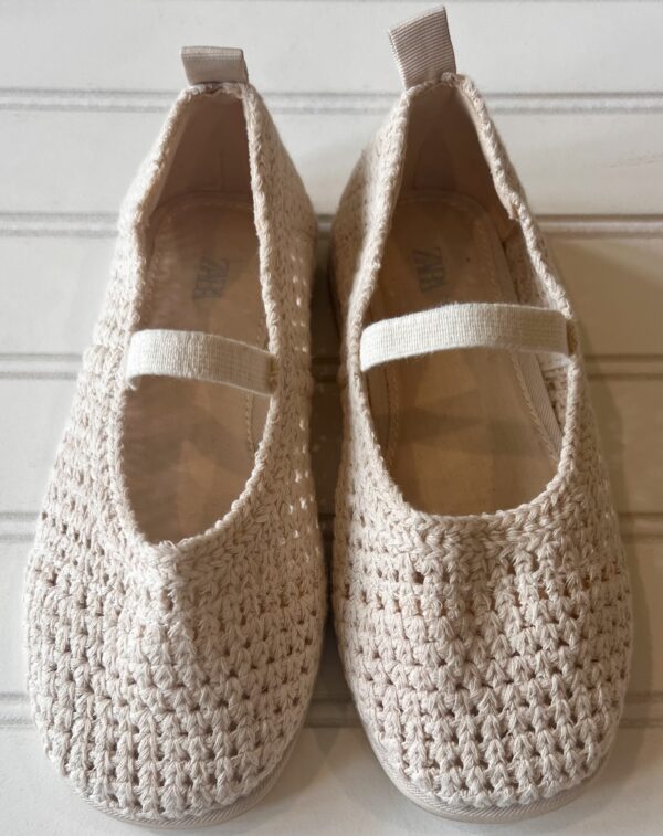 Zara Crocheted Mary Janes