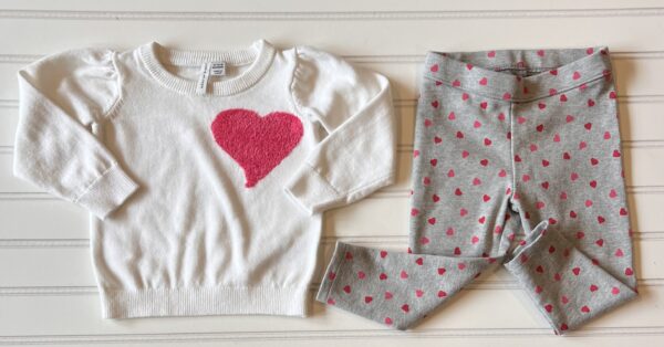 Janie & Jack Heart Set
