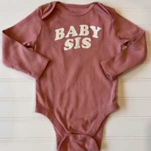 Old Navy Baby Sis Onesie