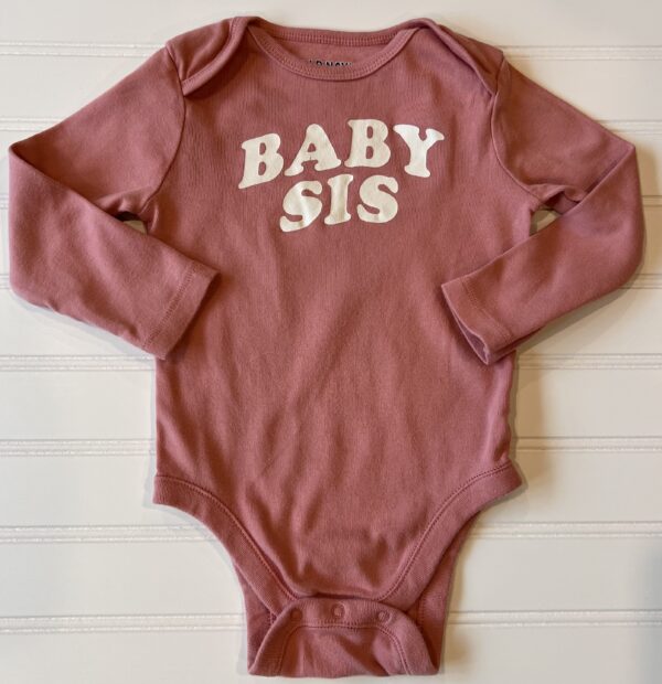 Old Navy Baby Sis Onesie