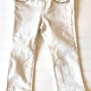 Matilda Jane Cuffed White Jeans