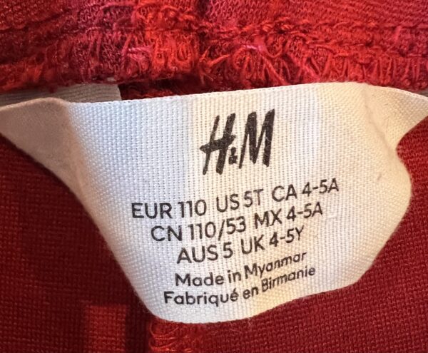 H&M Red Flares - Image 2