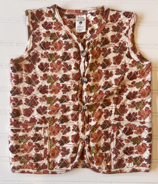 Katie Quinn Quilted Leaf Vest
