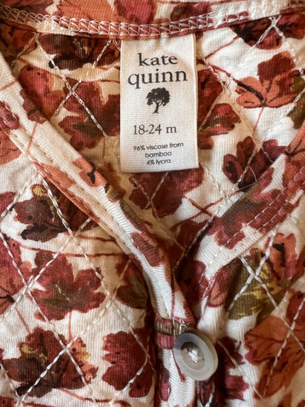Katie Quinn Quilted Leaf Vest - Image 2