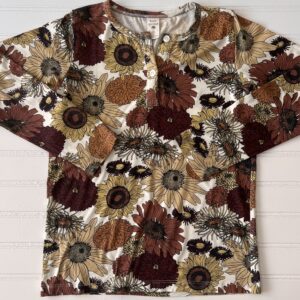 Kate Quinn Bamboo Fall Floral Shirt