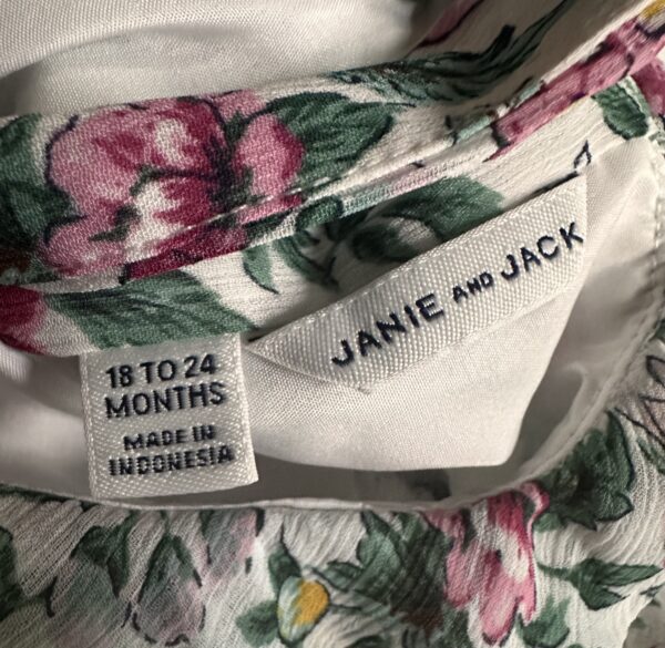 Janie & Jack Floral Dress - Image 2