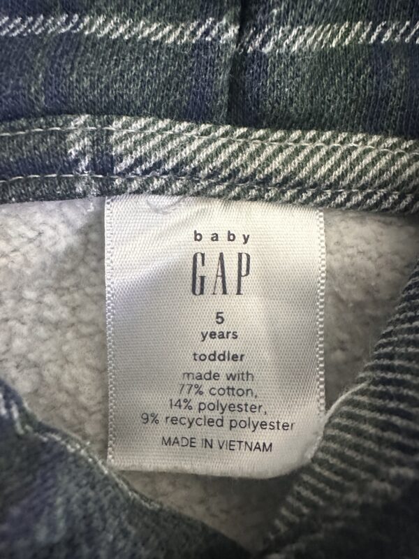Gap Plaid Logo Hoodie - Image 2
