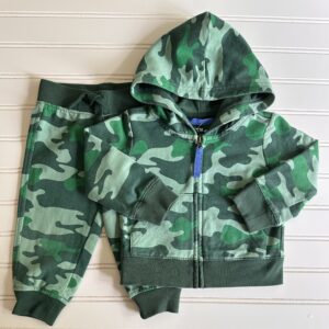 Primary Zip-Up Camo Sweatsuit