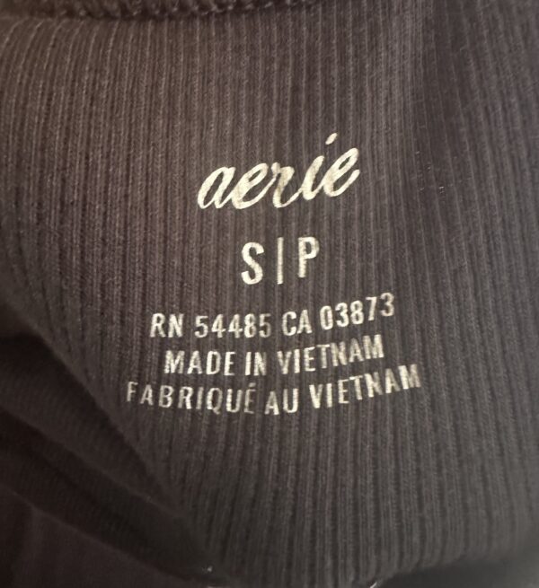 Aerie Side-Ruched Ribbed Skirt - Image 2
