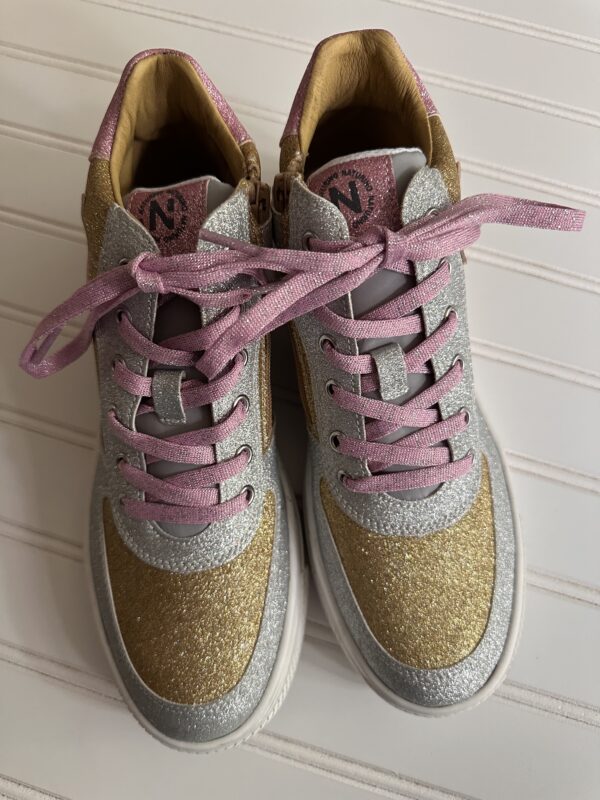 Naturino Glitter High Top Sneakers - Image 2