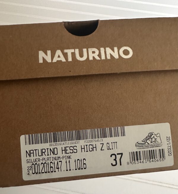 Naturino Glitter High Top Sneakers - Image 3