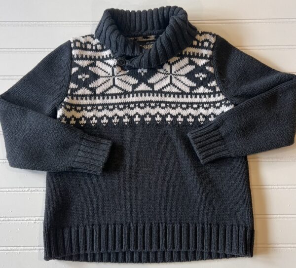 Osh Kosh Gray Snowflake Sweater