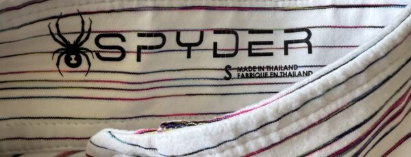 Spyder White Stripes 3/4 Zip - Image 2