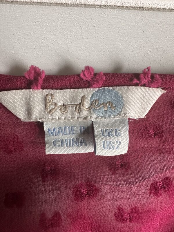 Boden Sheer Swiss Dot Top - Image 2