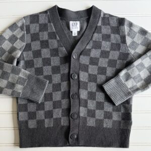Gap Kids Checkered Cardigan