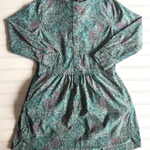 Tea Corduroy Floral Dress