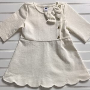 Janie & Jack Button Ponte Dress