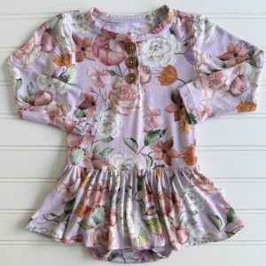 Posh Peanut Henley Twirl Bodysuit