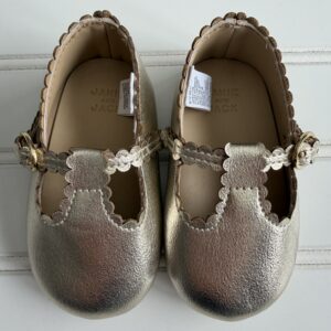 Janie & Jack Metallic Infant Shoes