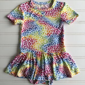 Lisa Frank for Posh Peanut Skirted Bodysuit
