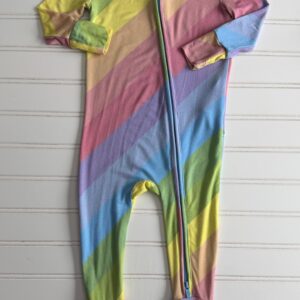 Posh Peanut Rainbow Zip-Up Pajamas