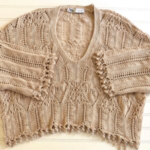 Zara Crochet Sweater