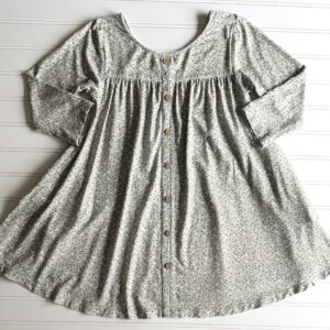 Omi Jo Floral Tunic Length Top